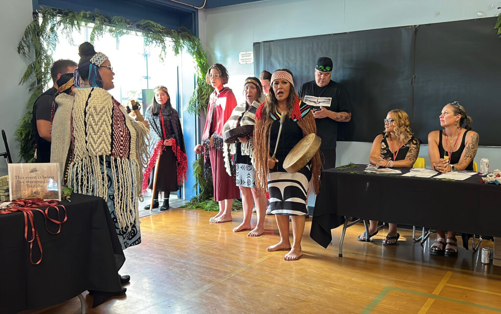 QQS dancers at the beginning of their performance