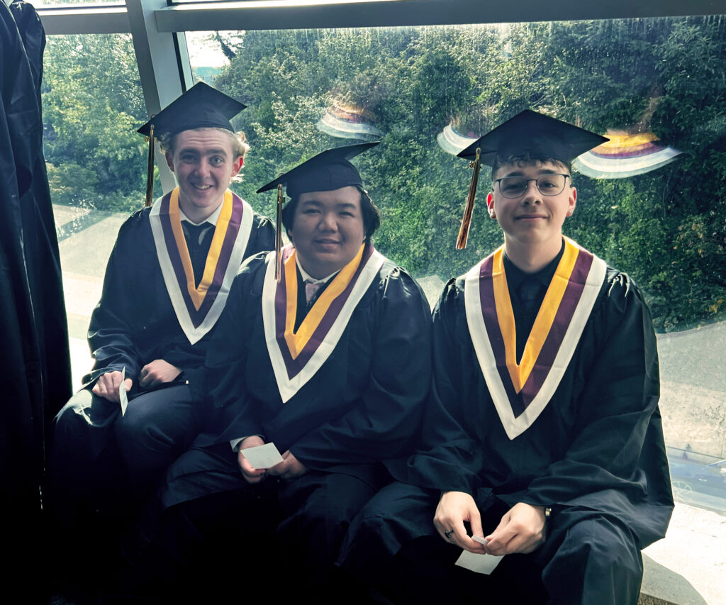 Wellington grads before the ceremony