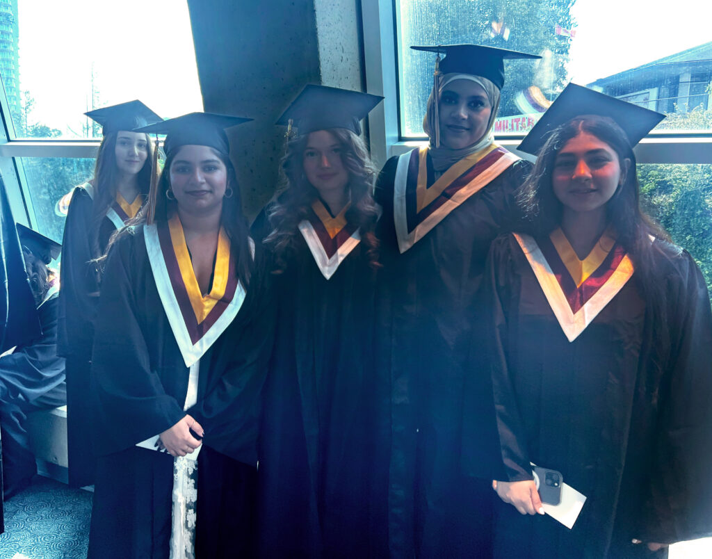 Wellington grads before the ceremony
