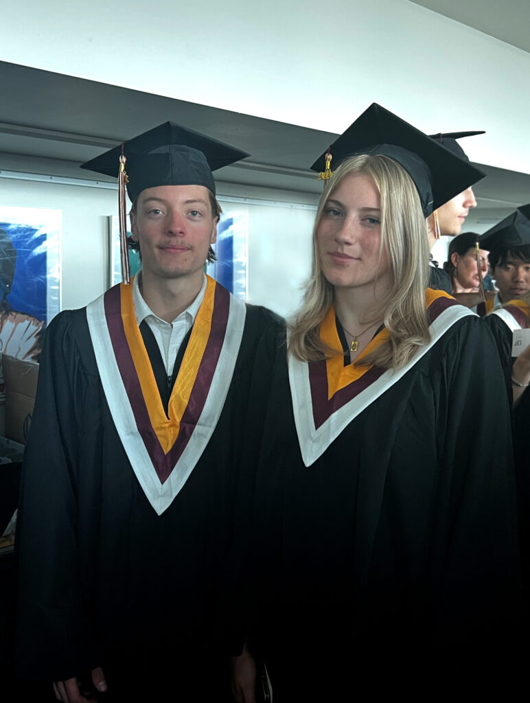 Wellington grads before the ceremony