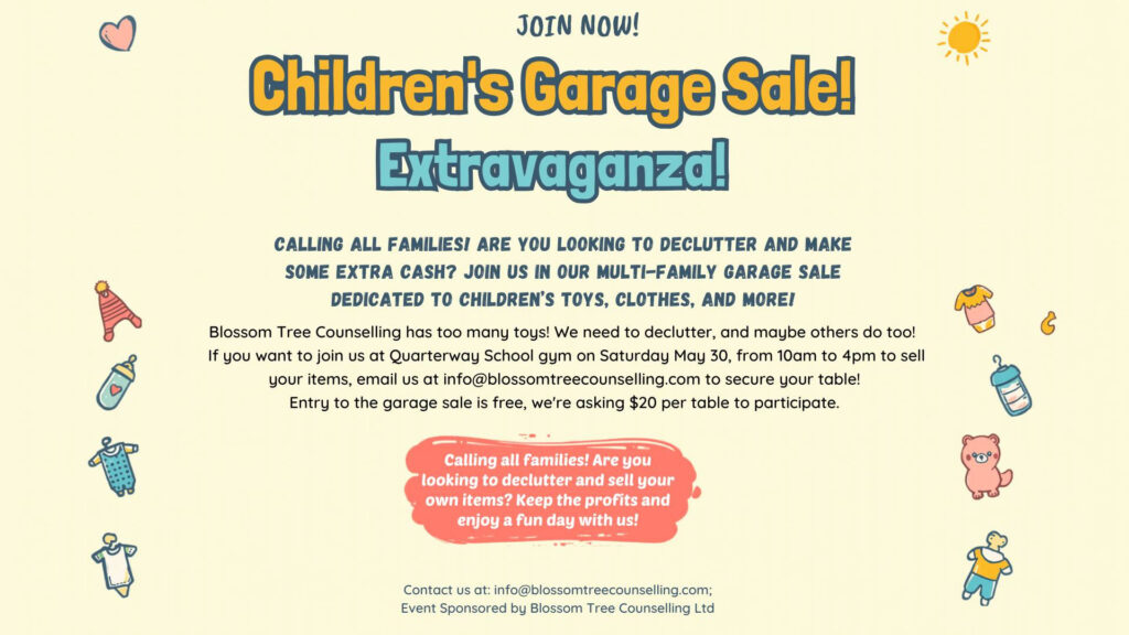 Children’s Garage Sale Extravaganza!