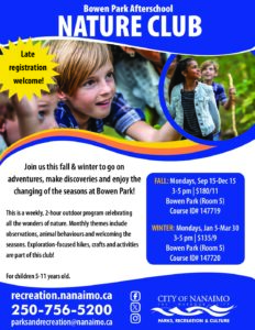 Bowen Park Afterschool Nature Club