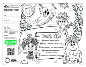 Canadian Dental Hygienists Association Colouring Contest