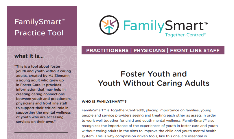 FamilySmart - screenshot of linked webpage