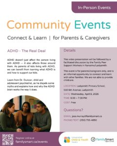 Connect and Learn for Parents and Caregivers: ADHD – The Real Deal