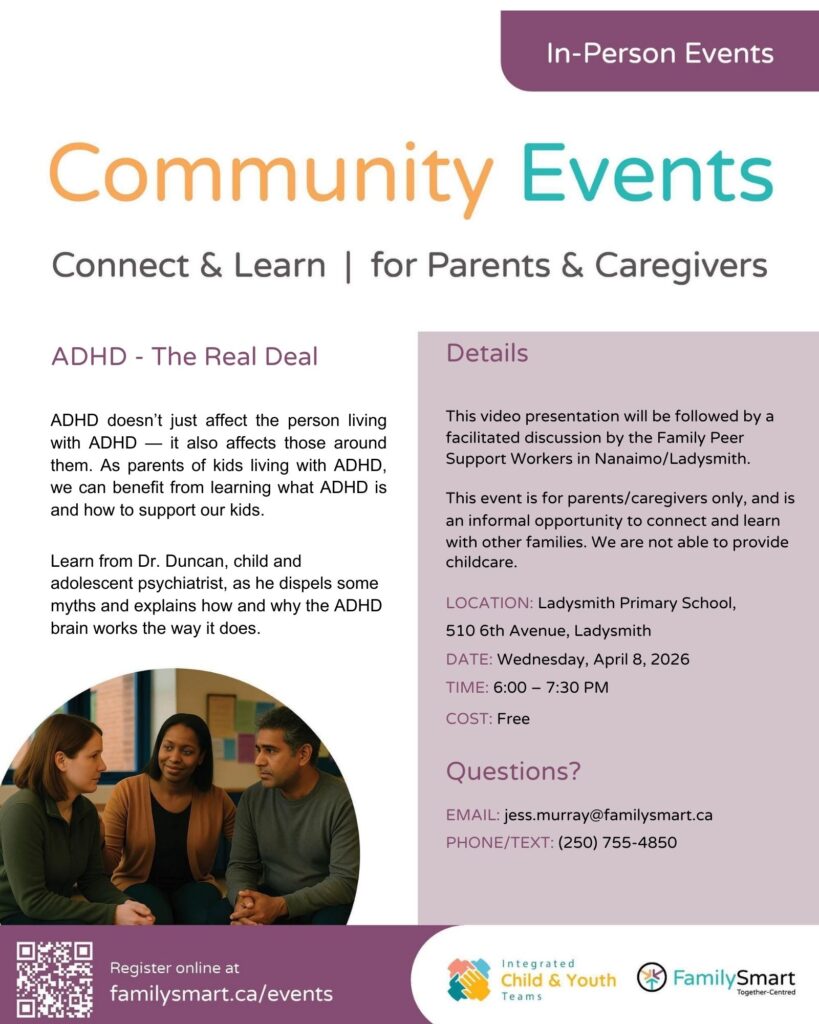 Connect and Learn for Parents and Caregivers: ADHD – The Real Deal