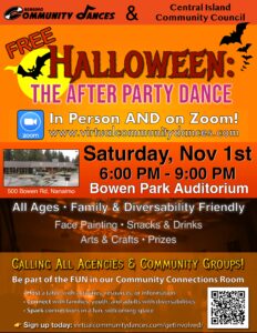 Nanaimo Community Dances Halloween After Party Dance