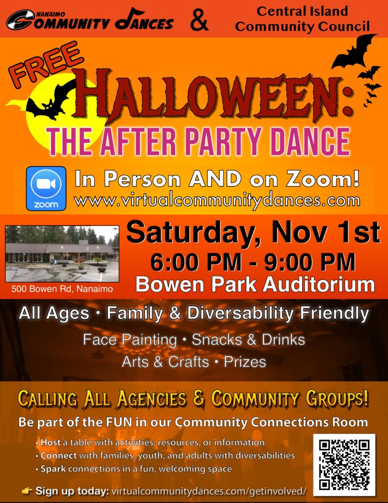 Nanaimo Community Dances Halloween After Party Dance