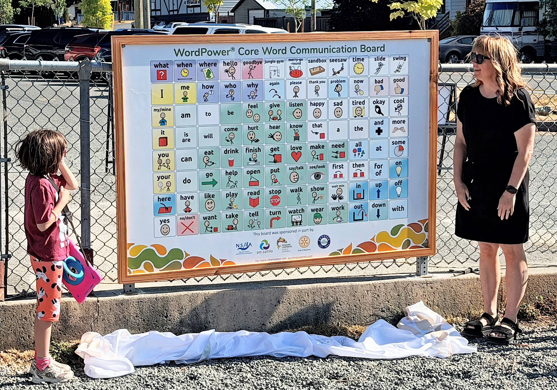 New communication boards help students connect at recess