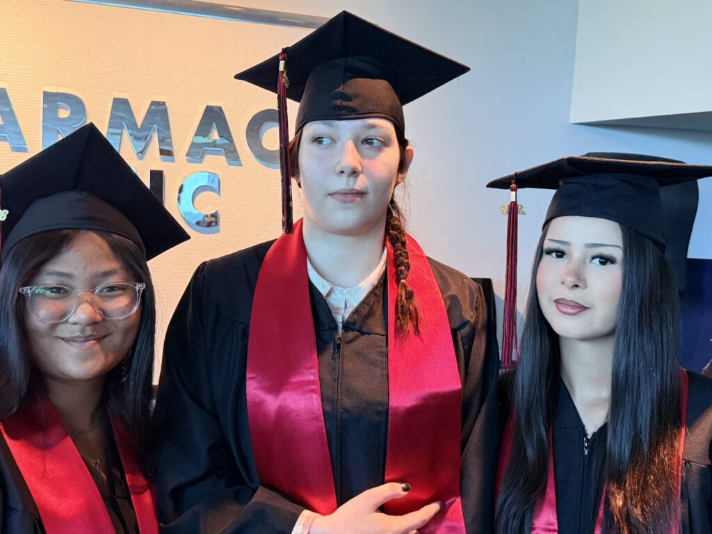 John Barsby grads before the ceremony