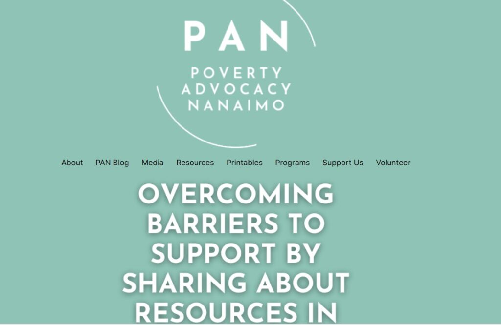 Poverty Advocacy Nanaimo