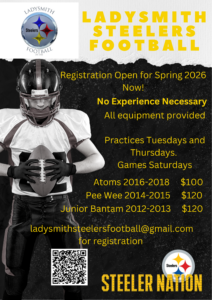 Ladysmith Steelers Football