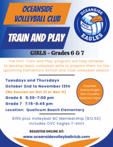 Oceanside Volleyball Club - Girls grade 6 and 7