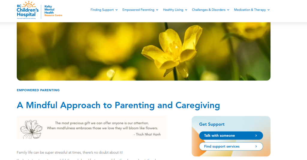 mindful approach to caregiving - Kelty mental health