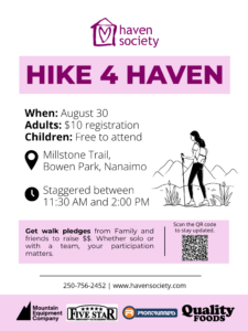 Hike 4 Haven – Volunteers needed