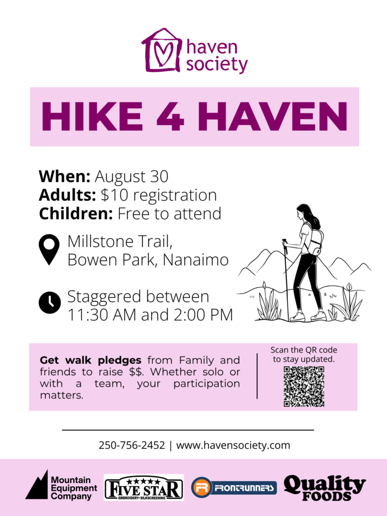 Hike 4 Haven – Volunteers needed