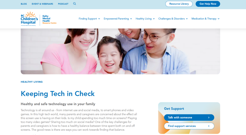 keeping tech in check - BC children's hospital