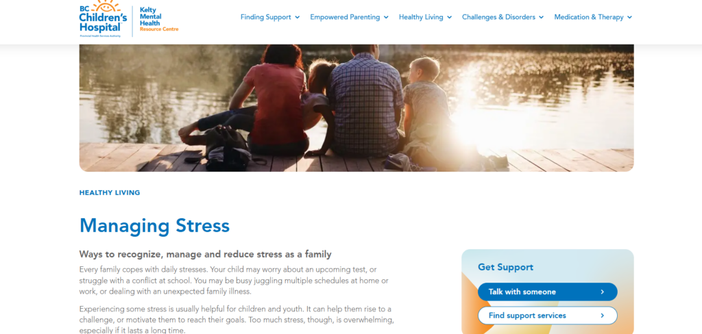 Managing stress - kelty mental health