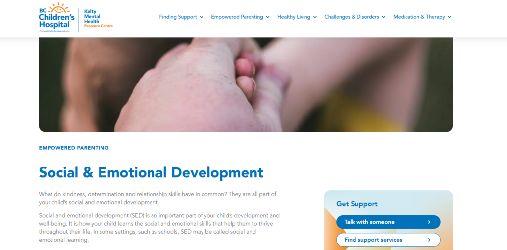 social and emotional development - kelty mental health