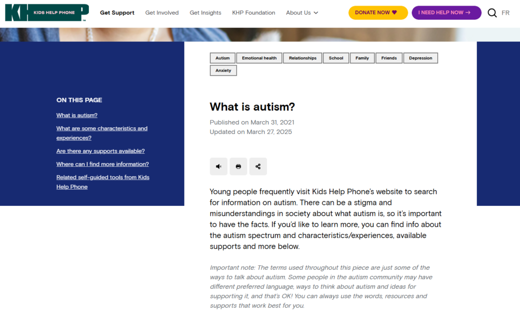 KHP - What is Autism?