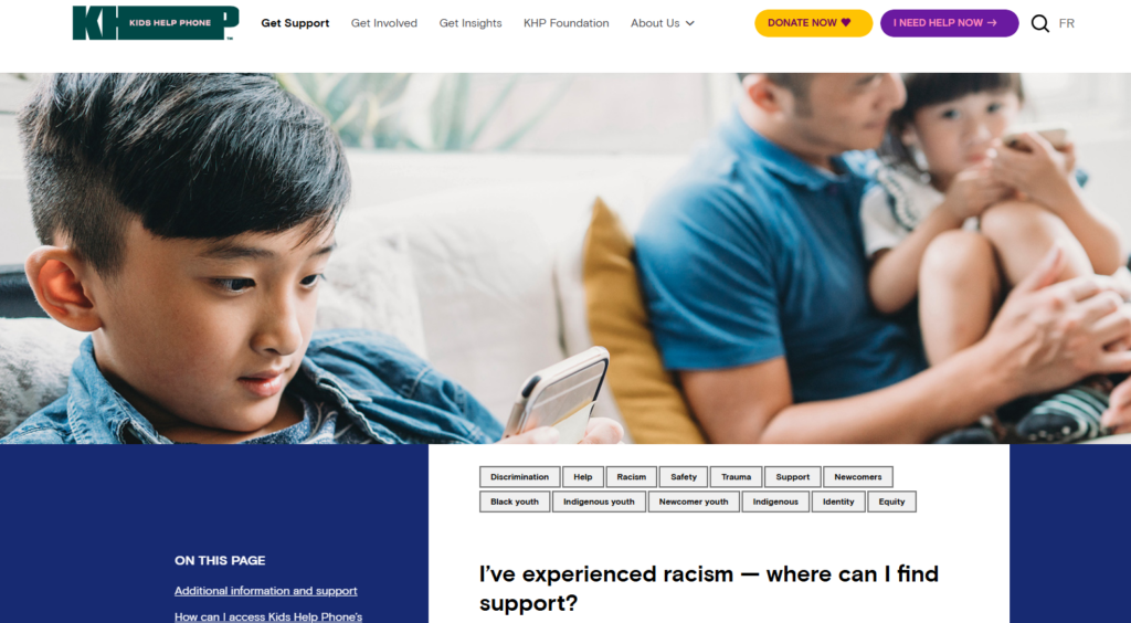 KHP - experienced Racism