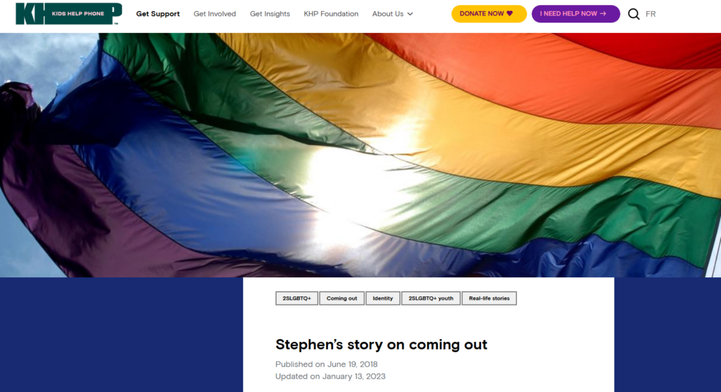 KHP - Stephen's Story on Coming Out