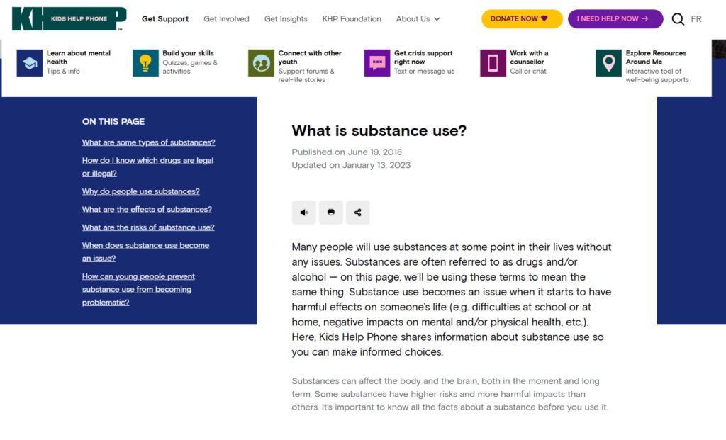 KHP - Substance Use