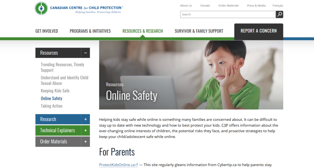 Canadian Centre for child protection